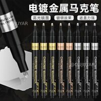 - In-electroplating Marker Gương Vàng Bạc Bút Sơn Kim Loại Mạ Chrome Bút Sơn Cảm Ứng Bút Mạ Vàng Sửa Chữa Mô Hình Sửa Chữa Tự Làm Mạ Điện Xe Bạc Phản Quang Bổ Sung Màu Bánh Xe Đổi Màu