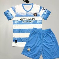 [ IN LẺ ĐỔI ] Bộ Quần Áo Đá Bóng Nam Nữ Man City Mới 2023 Chất Mè Thái - chuẩn thi đấu