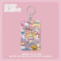 🔥 ins 🔥 2025 Sinh viên Khuôn viên Hộp đựng thẻ bữa ăn Xe buýt Bộ thẻ tàu điện ngầm có hàng sẵn bọc thẻ nhân viên bọc thẻ bọc thẻ học sinh ❣Hamburg Hello Kitty Thẻ Truy Cập Bộ Thẻ Làm Việc Xe Buýt Sinh Viên Thương Hiệu Thẻ ID Thẻ Bữa Ăn Thẻ Da Mềm Bảo Vệ