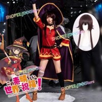 - Jinn - Megumin Trang Phục Hóa Trang Anime Kono Subarashii Sekai ni Shukufuku wo Roleplay Đầm Trang Phục Anime Cosplay Carnival Phù Hợp Với