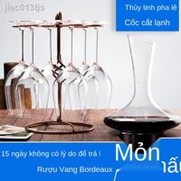 ๑ ¤Jinshen pha lê thủy tinh rượu cốc Trung Quốc vang đỏ Bordeaux bộ gia dụng