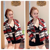 [ KALIN'S STORE ] - ÁO KHOÁC DẠ KẺ CARO CỰC SANG