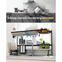 𝗦𝗔𝗟𝗘 Kệ bát inox,giá đựng bát đũa,đã năng tiện ích
