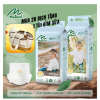 { KÈM 1 TÚI BỈM SỮA  } Combo 2b bỉm quần/dán MOMO NATURE hữu cơ cao cấp quần/dán size M48/L44/XL42/XXL40/XXXL38/XXXXL36