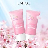 【 Kem chống nắng làm trắng da mặt LAIKOU Japan Sakura 50g * 2 chiếc 】 SPF 50 PA + + + Chống tia cực tím / Màu / Chống nước / Lâu trôi