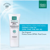 ♣ ♥ Kem chống nắng MartiDerm the Originals dành cho da dầu mụn duy trì độ ẩm cải thiện sắc tố da SPF50++ 40ml. . ♥ ♣♣
