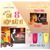 [ Kèm Ly GN] 8 Hộp 2 Vị Laura Cafe Nhật Kim Anh