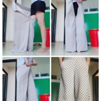 ( kèm Quà ) Quần chống nắng Kaki Ống Rộng Cao Cấp (váy chống nắng giá sỉ)