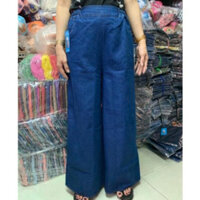 [ kèm quà ]  Váy quần Chống Nắng cao cấp dạng jean nút lưng thun Giá sỉ