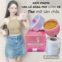 [ Kem Tan Mỡ ] Cao lá Nóng Mix Gừng x2 ( bản cải tiến )