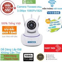 ( KÈM THẺ 128 GB YOOSEE (CÓ 2 MÃ: ĐÃ KÈM THẺ SKU MÀU TRẮNG CÓ THẺ 390K VÀ CHƯA KÈM THẺ 321K - BH 5 NĂM 1 ĐỔI 1 TRONG VÒNG 30 NGÀY) - CAMERA WIFI - YOOSEE WIFI SIÊU NÉT 2.0 FULL HD 1920 x 1080P  - Viễn Thông Đại Phát