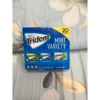 💎💎💎 Kẹo Chewing Gum Tr✨ident Mi✨nt V✨ariety Không Đường - Của Mỹ