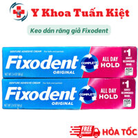 ✅ Keo dán răng giả Fixodent