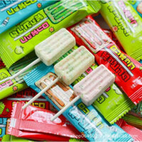 [ Kẹo mới ] Combo 1000g Kẹo mút nổ trái cây / Kẹo mút trái cây hình cây kem món ăn mới thơm hương vị trái cây mới ngon