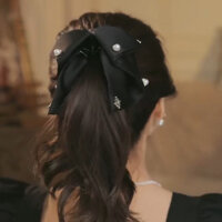 ✨ ✨ Kẹp tóc đuôi ngựa nơ bướm, kẹp tóc, kẹp ruy băng, kẹp móng vuốt