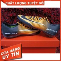 ( Khâu đế+Tặng Vớ+Túi rút ) Giày bóng đá Mercurial Vic 6 TF, giày đá banh giá rẻ