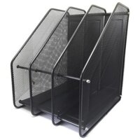 -Khay để tài liệu 3 ngăn đứng,kệ tài liệu,giá tài liệu văn phòng bằng kim loại cao cấp