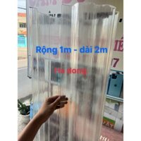 ( Khổ 1.05m x dài 2m x dày 8zem )Tôn nhựa lấy ánh sáng màu trắng đục che nắng mưa HA DONG