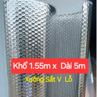 ( Khổ 1,5m x dài 5m x dày 4mm) Tấm cách nhiệt chống nóng mái nhà mái tôn hiệu quả 99%