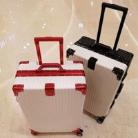 ✟ [Kho báu của cửa hàng] Hộp đựng mật khẩu vali phong cách Hàn Quốc có bánh xe đa năng nhỏ tươi nam