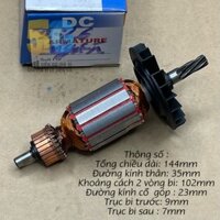 [ Khoan Bosch ] Rotor Máy Khoan Bê Tông Bosch GBH 2-24 DSE Và 2-26 Đời Mới Thân Ngắn 144mm LOẠI TỐT