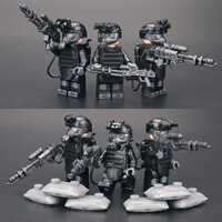 ☆ ★ Khối xây dựng Lego Minifigure đặc biệt lực lượng SWAT Trung Quốc, bộ đầy đủ hiện đại, phụ kiện lắp ráp, đồ chơi trẻ em cho bé trai/3.9