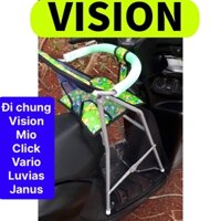 ( KHÔNG CÓ DÂY ) Ghế ngồi xe VISION cho bé , ghế ga xếp gấp gọn , AN TOÀN CHO BÉ