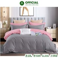 ( Không Gồm Chăn ) Bộ Ga Giường 4 Món Microfiber Luxhome Việt Nam, Ngăn Ngừa Vết Bẩn, Chống Nhăn, Thông Thoáng