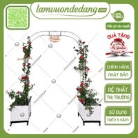 ✔ KHUNG CỔNG VÒM HOA HỒNG - MÀU TRẮNG ✔ DÙNG ĐỂ ĐỠ CÂY CHO HOA HỒNG LEO, CÂY LEO THÀNH CỔNG VÒM.