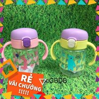 ( KIBO ) Cốc tập uống 200ml 2in1 T.L.I Richell RC21400 cho bé 5m+ chính hãng