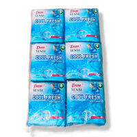 [ KIỂM SOÁT MÙI & MÁT LẠNH] Combo 6 gói băng vệ sinh Diana Sensi Cool Fresh siêu thấm (mỗi gói 8 miếng).