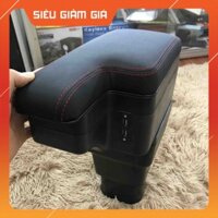 [ KO VƯỚNG PHANH TAY ] Hộp tỳ tay ô tô - HYUNDAI Grand i10 - DÁNG KHUYẾT - 6 CỔNG USB Hàng Cao Cấp