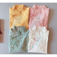 ☻ L O T U S ☻ Áo Sơ Mi Nữ Plus Size Phong Cách Vintage CAL0683 - Bộ Sưu Tập Tốt Nhất