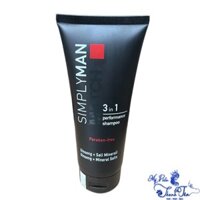 [ LA ] Dầu gội 3 trong 1 không chứa Nouvelle Simpyman Match 3 in 1 Performance Shampoo ( Paraben-free ) 200ml