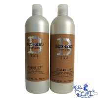 [ LA ] Dầu gội xả Tigi cho nam hương bạc hà Clean Up 750mlx2