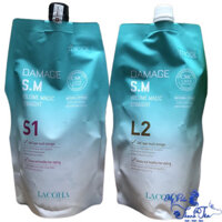 [ LA ] Thuốc uốn duỗi phục hồi dành cho tóc thường & khoẻ -TRICOL LACOHA SH1 500gx2