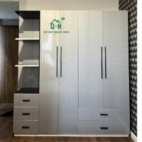 [ LẮP RÁP TẠI NHÀ ] TỦ NHỰA ECOMI CÓ KỆ CAO CẤP CAO 2M NGANG 1M8