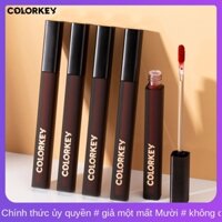 ﹊ Lâu Trôi Son môi có dưỡng chống thấm Màu Lì Tông Hot baton colorkey Karachi Black silk satin Sương mù. Họ làm ướt sinh