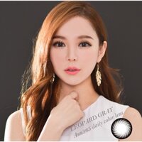 [𝟏 𝐂𝐇𝐈𝐄̂́𝐂] Lens Cận Thị ANN365 Hàn Quốc Màu Xám Đậm Leopard Gray Dùng 12 Tháng