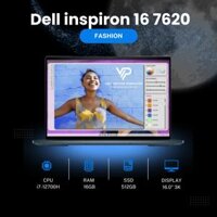 [ Like New ] Dell inspiron 16 7620 / Intel Core i7-12700H / Ram 16G /SSD 512GB / RTX3060 6G / Màn hình 16" 3K