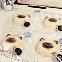 ❈ ❈ Little Red Book Logic Cat Silicone Pinch Pure Handmade DIY Made Mud Sense Đồ chơi giải nén siêu nổ BH241231