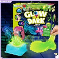 / Lo / 1 Bộ Bút UV Phát Sáng Slime Cho Gia Đình Dạ Quang Pha Lê Bộ Thí Nghiệm Thân Thiện Với Môi Trường