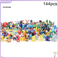 / Lo / 144 Cái / bộ Đầy Màu Sắc Mini Pokemon Go Monster PVC Nhân Vật Hành Động Đồ Chơi Trẻ Em Quà Tặng