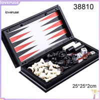 / Lo / 3 trong 1 Có Thể Gập Lại Từ Backgammon Checkers Cờ Vua Board Game Đồ Chơi Thông Minh