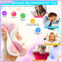 / Lo / Tpr Cat Paw Toy Cat Paw Stress Ball Handmade Cat Paw Đồ chơi giảm căng thẳng cho trẻ em Thanh thiếu niên Người lớn Bóng Fidget mềm Pet Paw Pinch Đồ chơi cảm giác