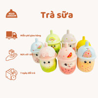 [ lỗ tròn] Lợn đất heo đất ống heo tiết kiệm decor - Trà sữa - Bát Tràng