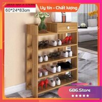 [ Loại 1] Kệ để giày dép 5 tầng bằng gỗ cao cấp - Tủ giày gỗ chống mối mọt - Bảo hành 12 tháng