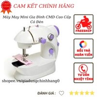 [ Loại 1 Tốt Nhất ] Máy May Mini Gia Đình CMD Cao Cấp Có Đèn, Máy Khâu Có Đèn May Được Tất Cả Các Loại Vải, Dễ Mang Theo