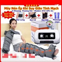 ( LOẠI 6 KHOANG THOÁNG KHÍ ) Máy Nén Ép Tr,ị Liệu Suy Giãn Tĩnh Mạch chân ,tay, bụng- Máy Xoa Bóp Áp Lực Hơi [Mới Nhất