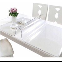 [ Loại dày ] Tấm kính dẻo trong suốt trải bàn dày 1.5mm - KT 80cm x 120cm